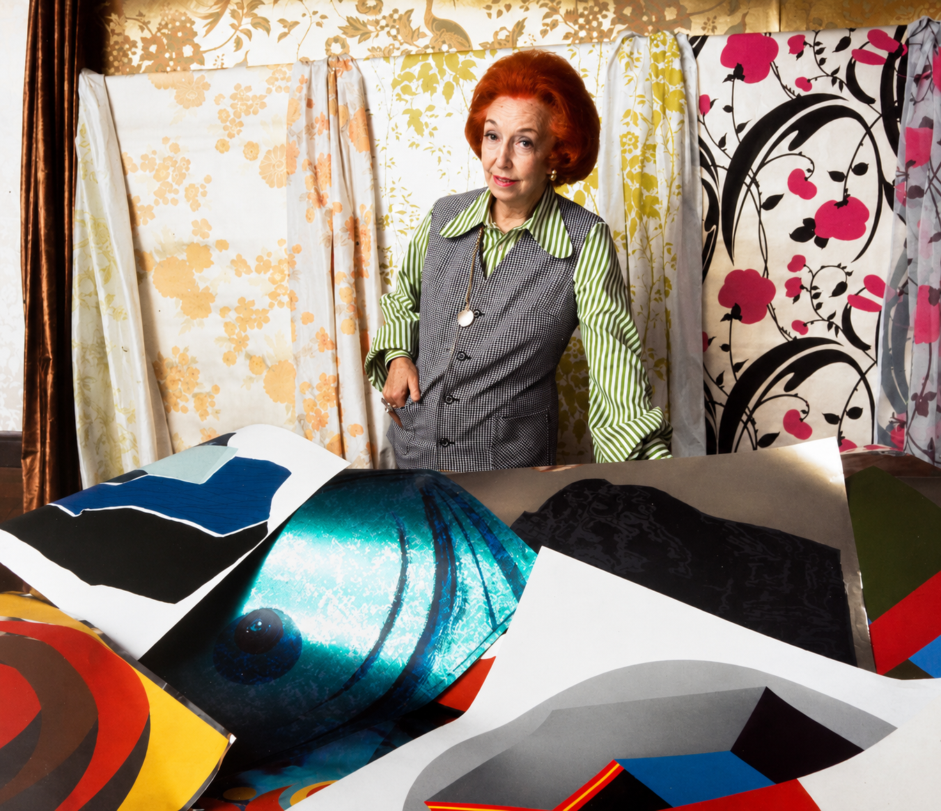 Florence Broadhurst and her wallpaper designs