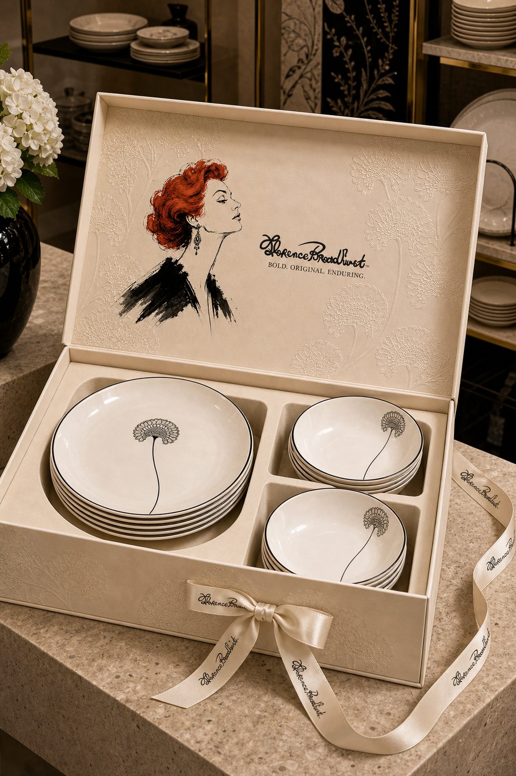 Florence Broadhurst licensed crockery