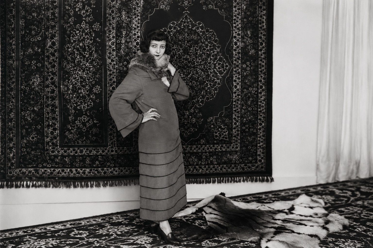 Florence Broadhurst with rugs
